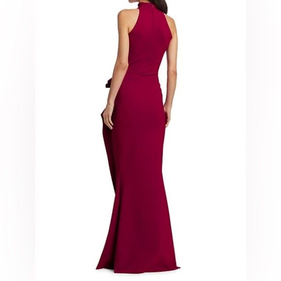 Chiara Boni Gudrum long evening dress size 10 garnet - Picture 3 of 12